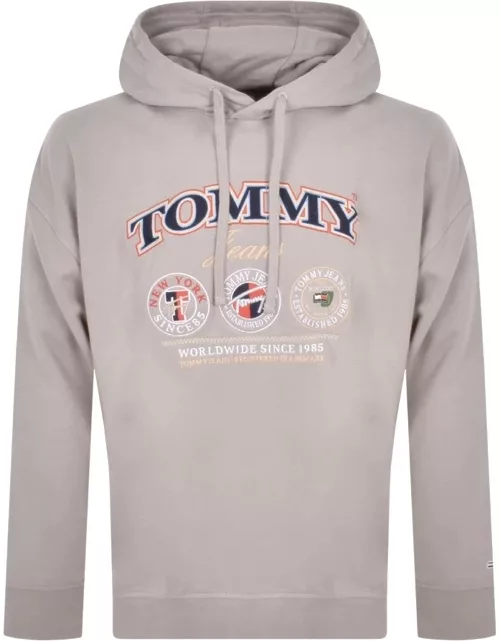 Tommy Jeans Skater Luxe Hoodie Grey