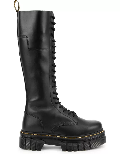 Dr Martens Audrick 20I Leather Knee-high Boots - Black