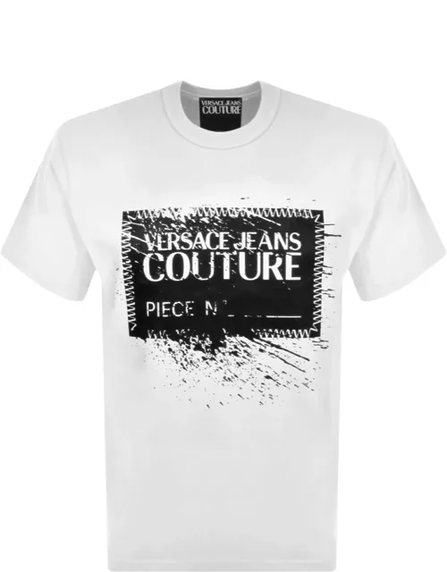 Versace Jeans Couture Sketch T Shirt White