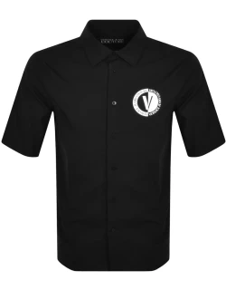Versace Jeans Couture Short Sleeve Shirt Black
