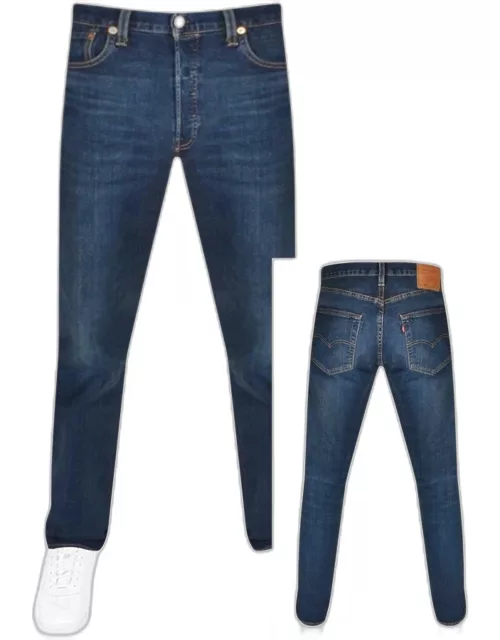 Levis 501 Original Fit Mid Wash Jeans Blue
