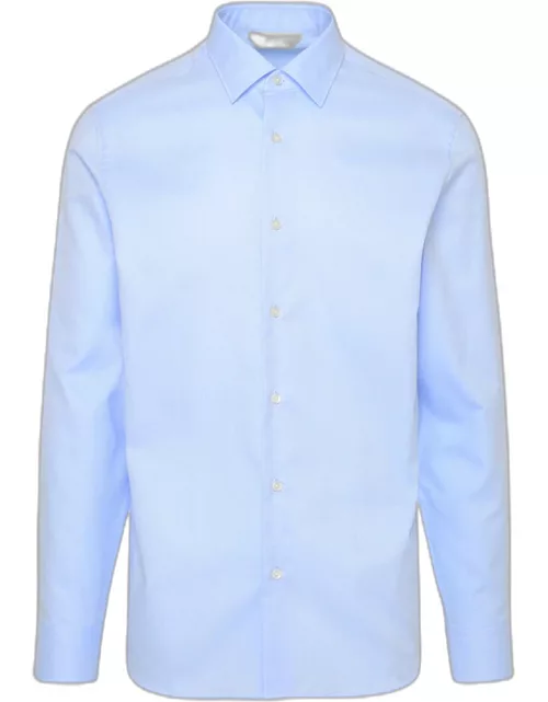 Z ZEGNA Light Blue Cotton Shirt
