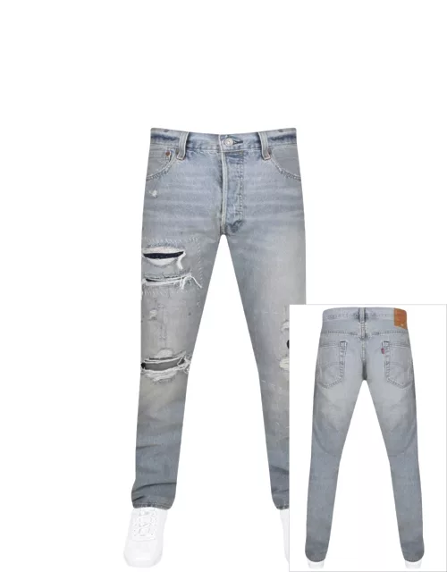 Levis 501 Original Fit Jeans Light Wash Blue