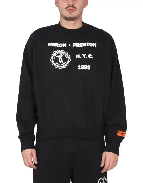 heron preston crewneck sweatshirt