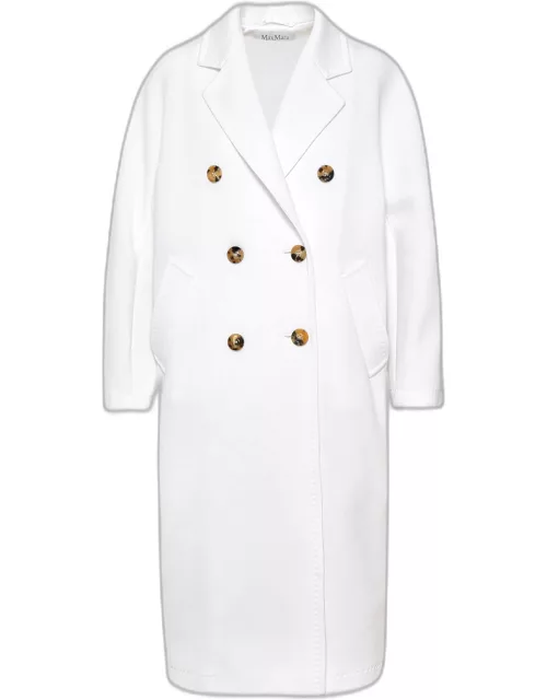MAX MARA White Cotton Blend Madame2 Coat