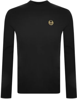 Sergio Tacchini Long Sleeve Saladino T Shirt Black
