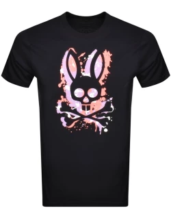 Psycho Bunny Graphic Logo T Shirt Navy