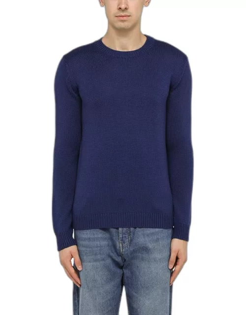 Light blue wool crew neck sweater