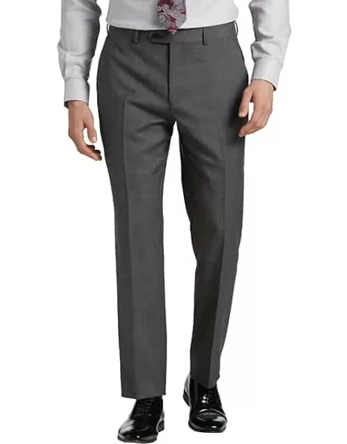 Joseph Abboud Classic Fit Men's Suits Separates Pants Gray Sharkskin