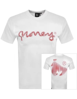 Money Sig Zag Logo T Shirt White