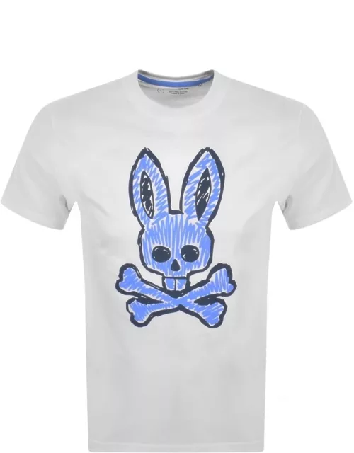 Psycho Bunny Wardell Logo T Shirt White