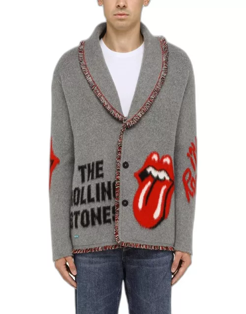 Alanui x Rolling Stones cardigan grey