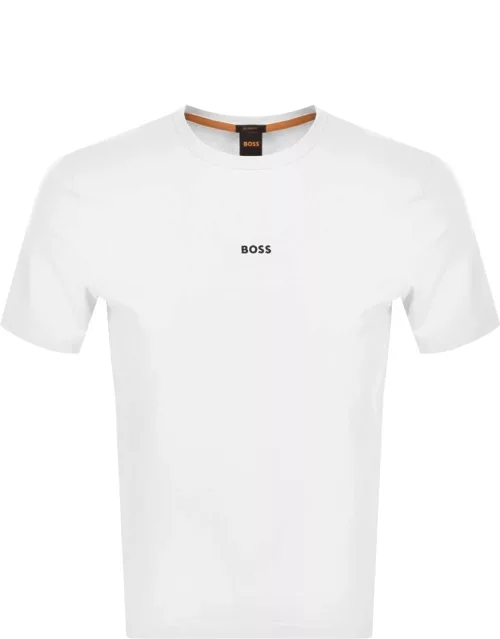 BOSS TChup Logo T Shirt White