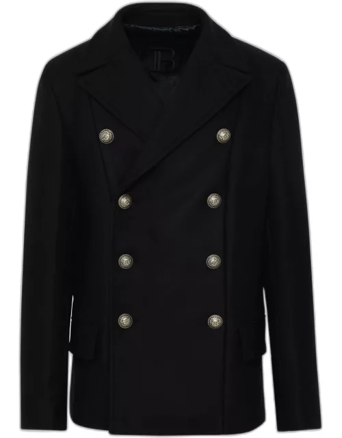 BALMAIN Black Wool Jacket