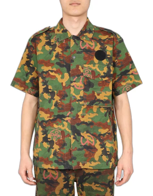 off-white camouflage shirt