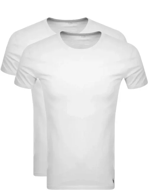 Ralph Lauren 2 Pack Crew Neck T Shirts White
