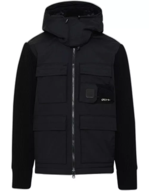 C.P. COMPANY Wool Blend Black Jacket