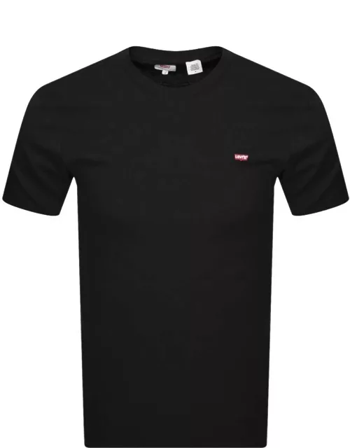 Levis Original Crew Neck Logo T Shirt Black