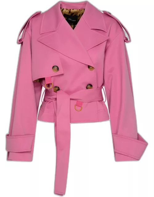 BLUMARINE Pink Wool Blend Jacket