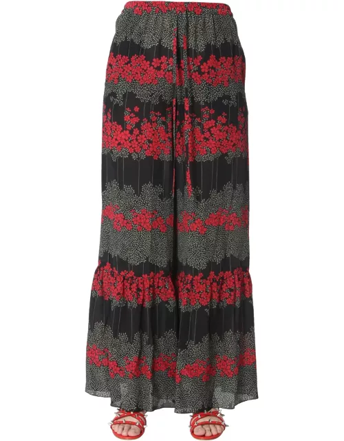 red valentino dreaming peony print trouser