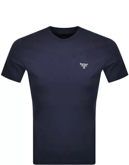Barbour Beacon Small Logo T Shirt Navy
