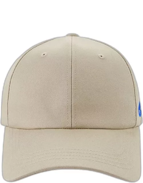 Beige baseball cap with Distort logo embroidery