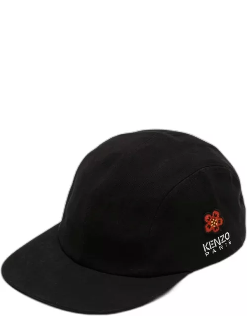 Black BOKE FLOWER baseball cap