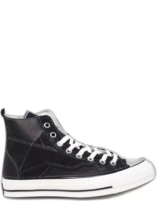 CONVERSE Black Fabric High-Top Chuck 70 Sneaker