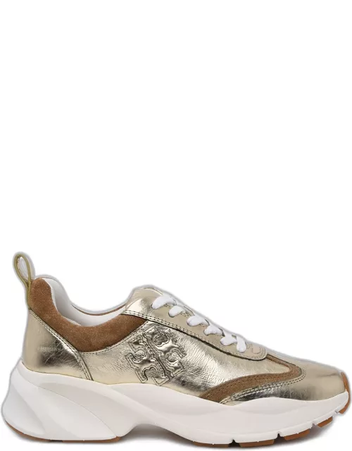 TORY BURCH Leather Good Luck Trainer Sneaker