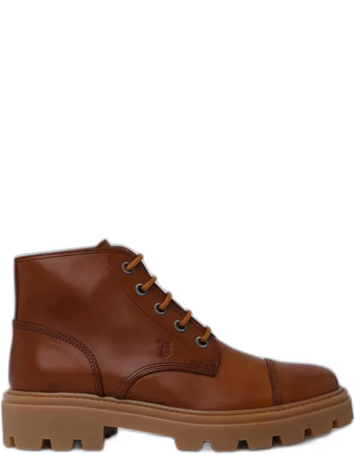 TOD'S Brown Leather Ankle Boot