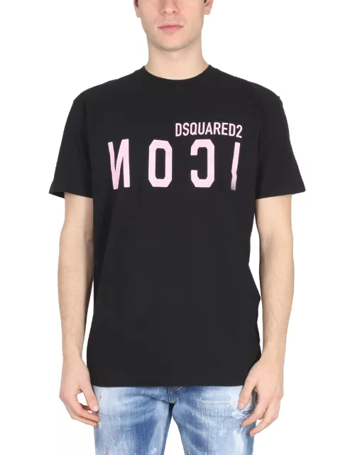 dsquared logo print t-shirt