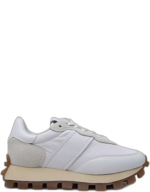TOD'S White Leather Blend 25K Run Sneaker