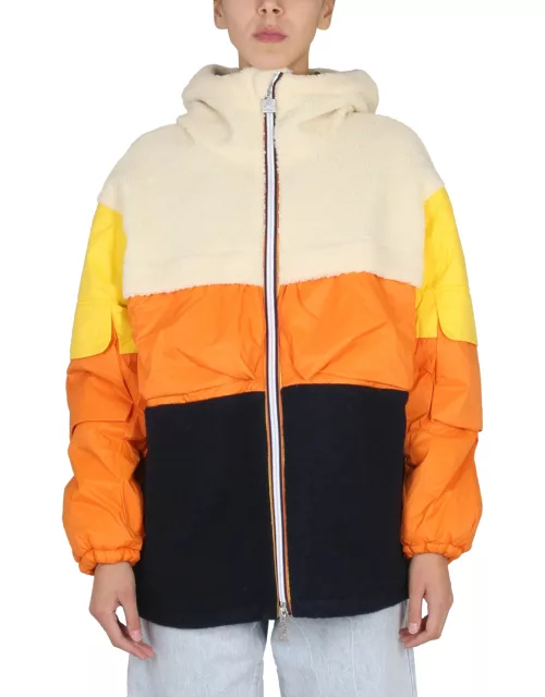 k-way claumix sherpa jacket