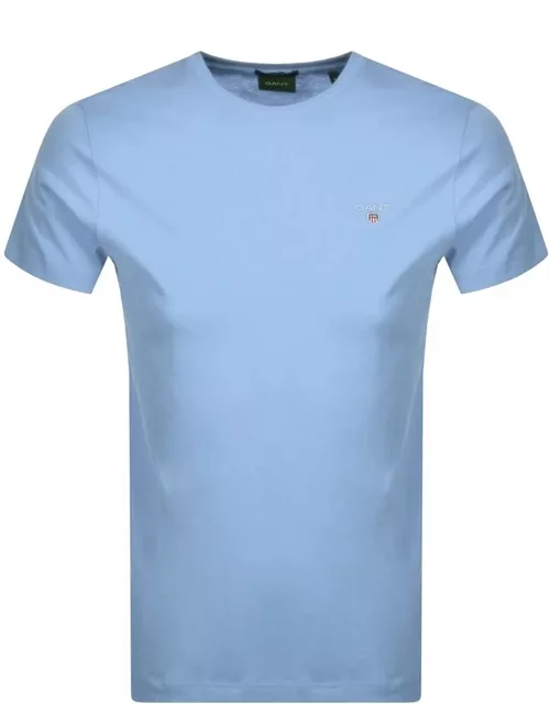 Gant Original Short Sleeve T Shirt Blue