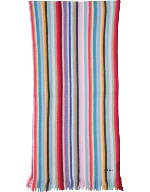 paul smith swirl stripe scarf