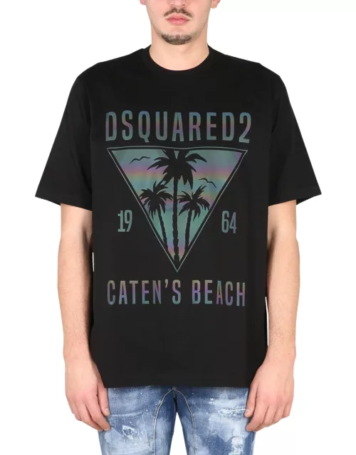 dsquared caten's beach t-shirt