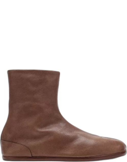 Tabi beige leather boot