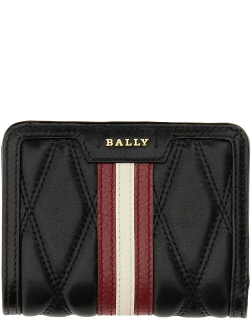 bally leather wallet