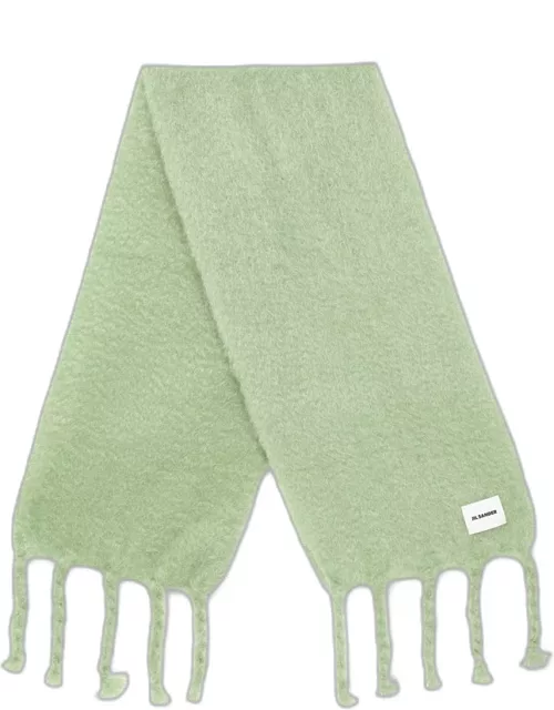 Light green mohair scarf