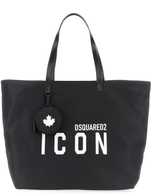 dsquared "be icon" shopper bag