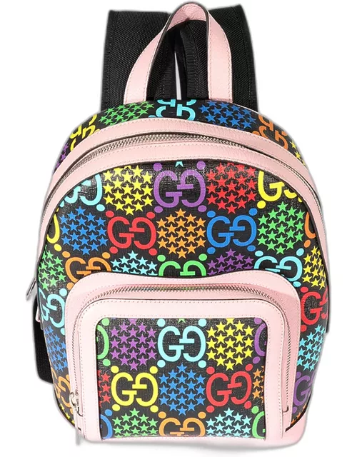 Gucci Multicolor Leather GG Psychedelic Small Day Backpack