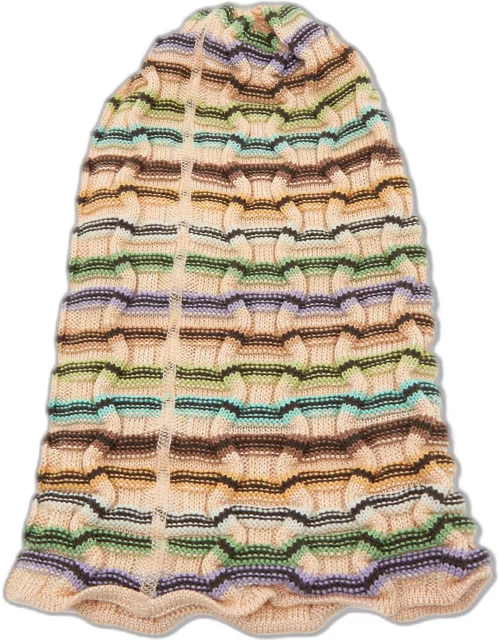 Missoni Multicolor Wool Chunky Knit Beanie