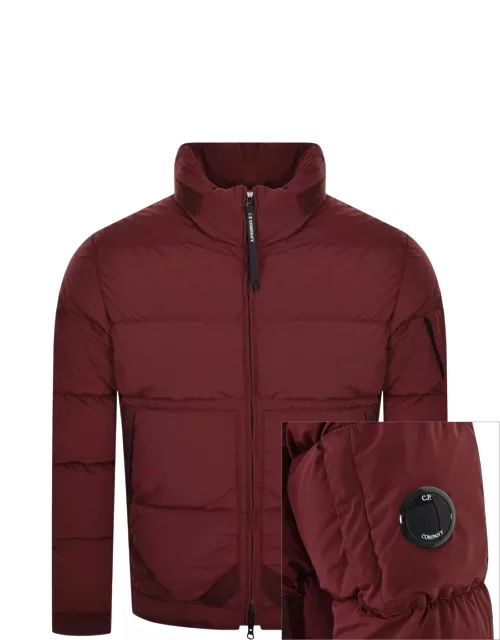 CP Company Medium Quilted Down Jacket Red