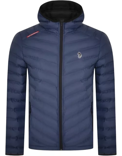 Luke 1977 Worldy Quilted Hooded Jacket Blue