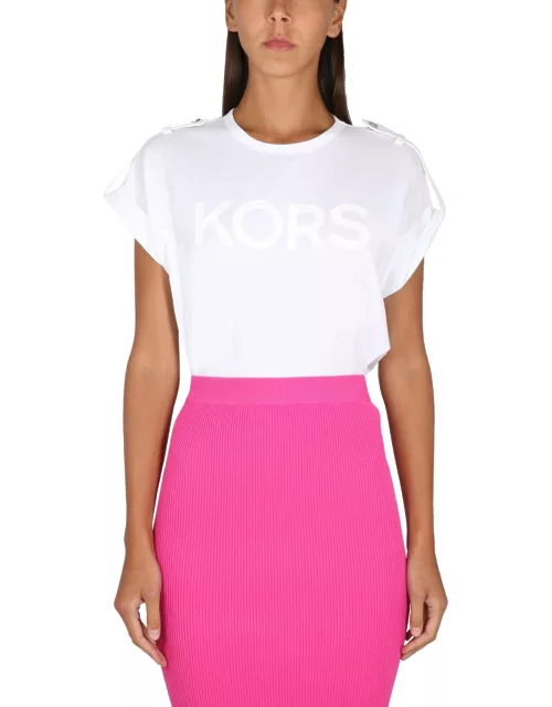 michael by michael kors t-shirt with logo