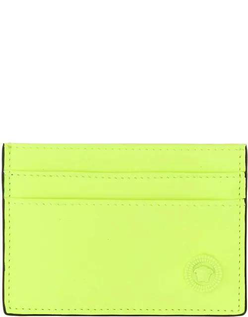 versace bifold leather wallet