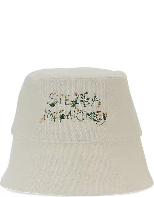 stella mccartney bucket hat with logo