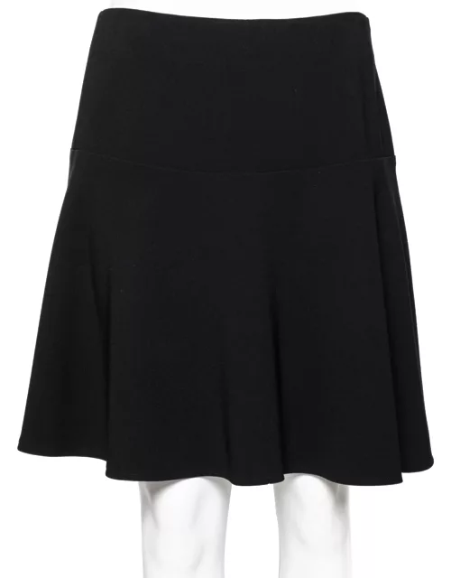 Boutique Moschino Black Acetate Mini Skirt