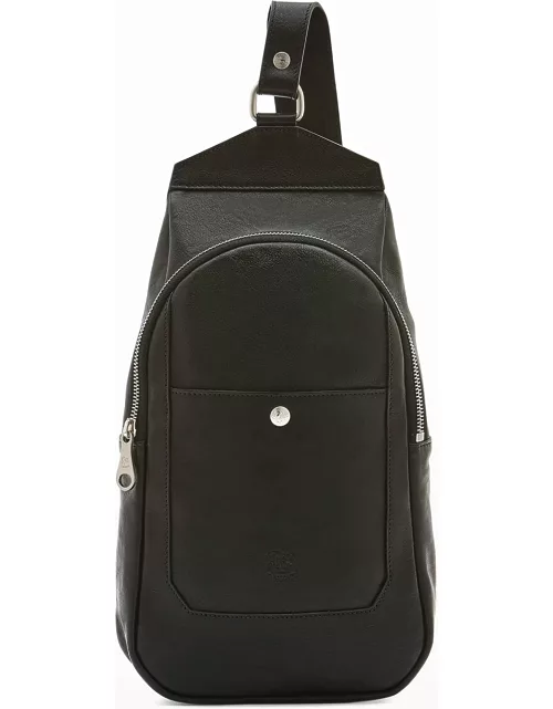 Men's Cosimo Leather Single-Shoulder Backpack