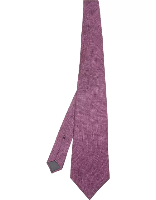 Lanvin Vintage Purple Silk Gauze Tie
